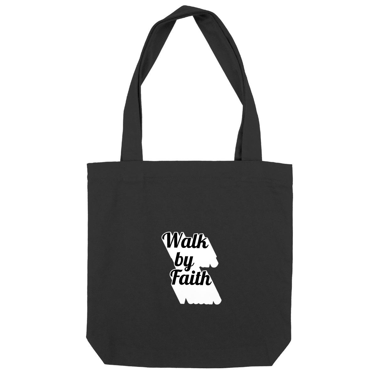 Image back Heavy Totebag Premium+ Walk by Faith