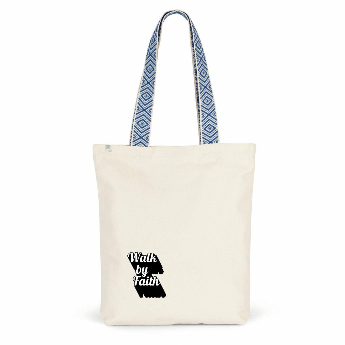 Image back Ethnic totebag Premium+ Walk by Faith