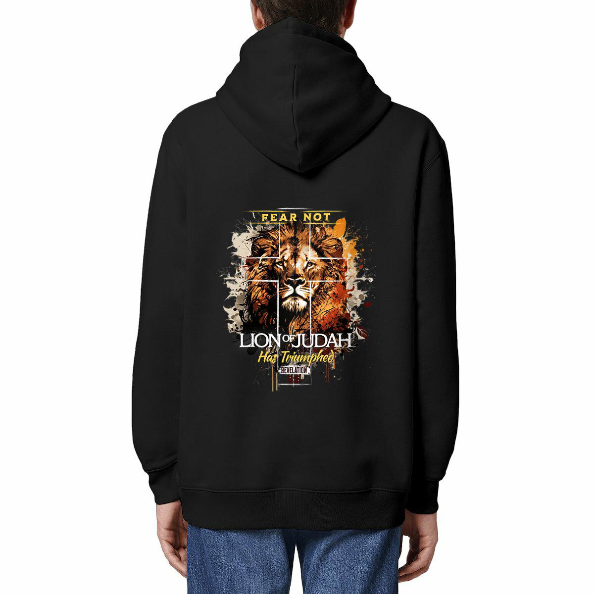Image front Unisex hoodie Premium+ fear not, lion of Judas