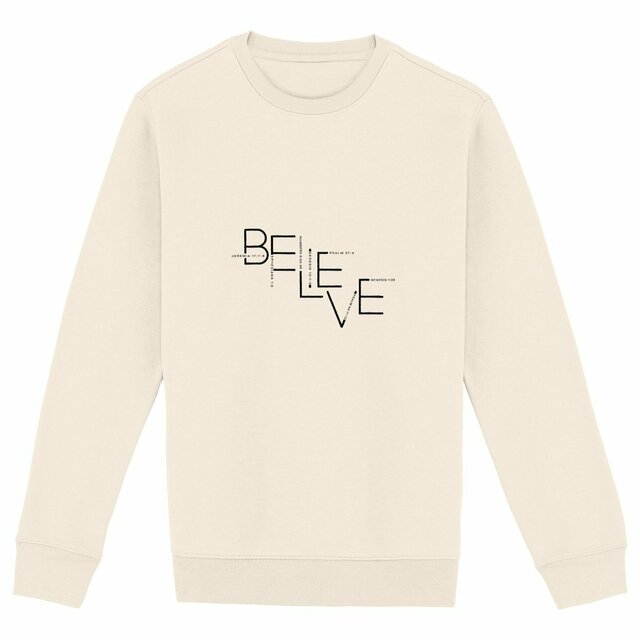 Image back Unisex sweat-shirt - Premium Plus BELIEVE