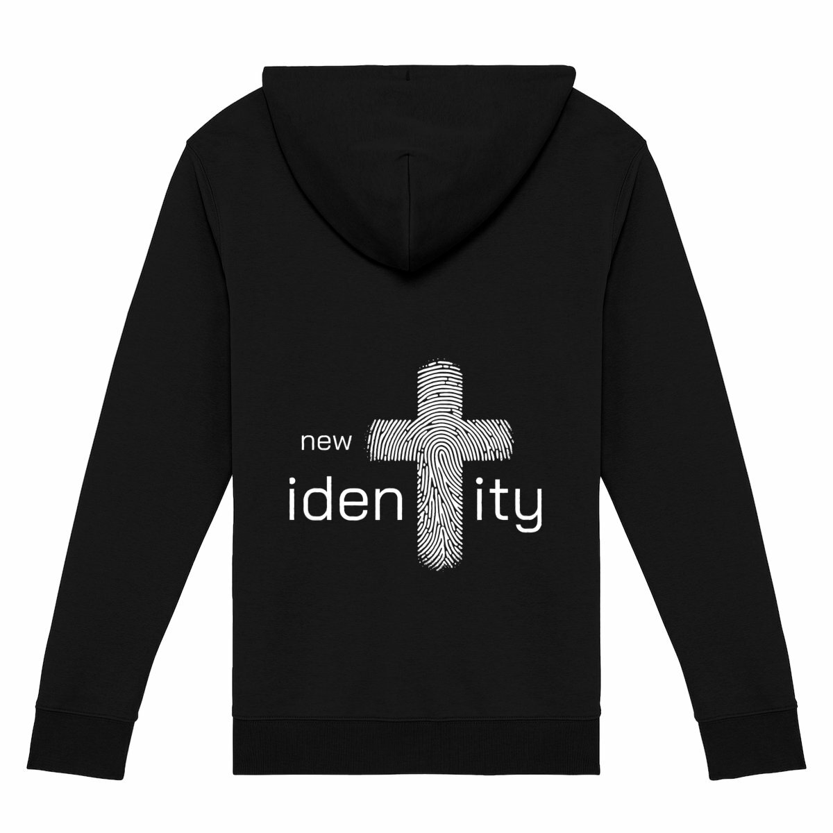 Image back Unisex Zip Hoodie Premium+ New Identity