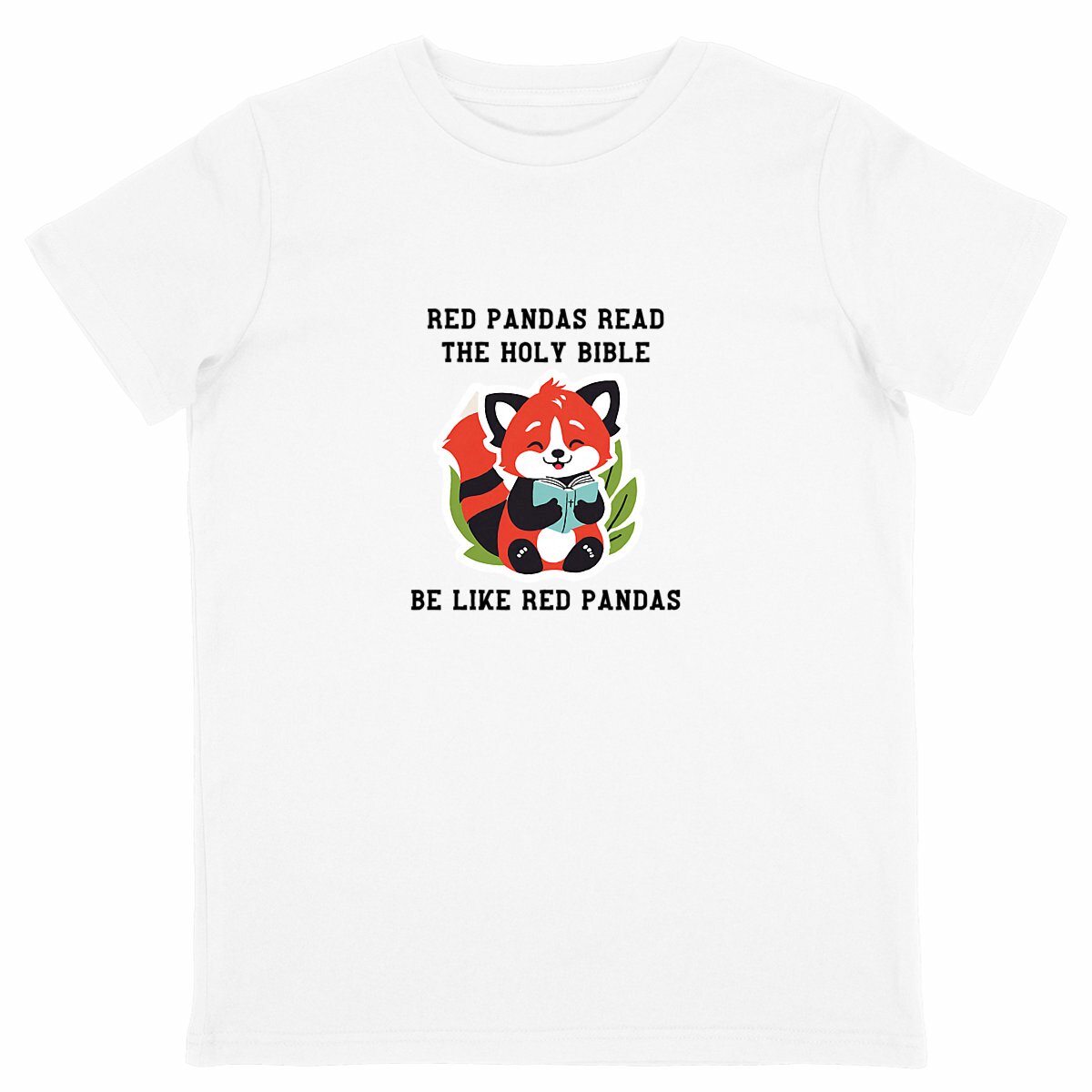 Image back Kids t-shirt Standard  Be like red pandas