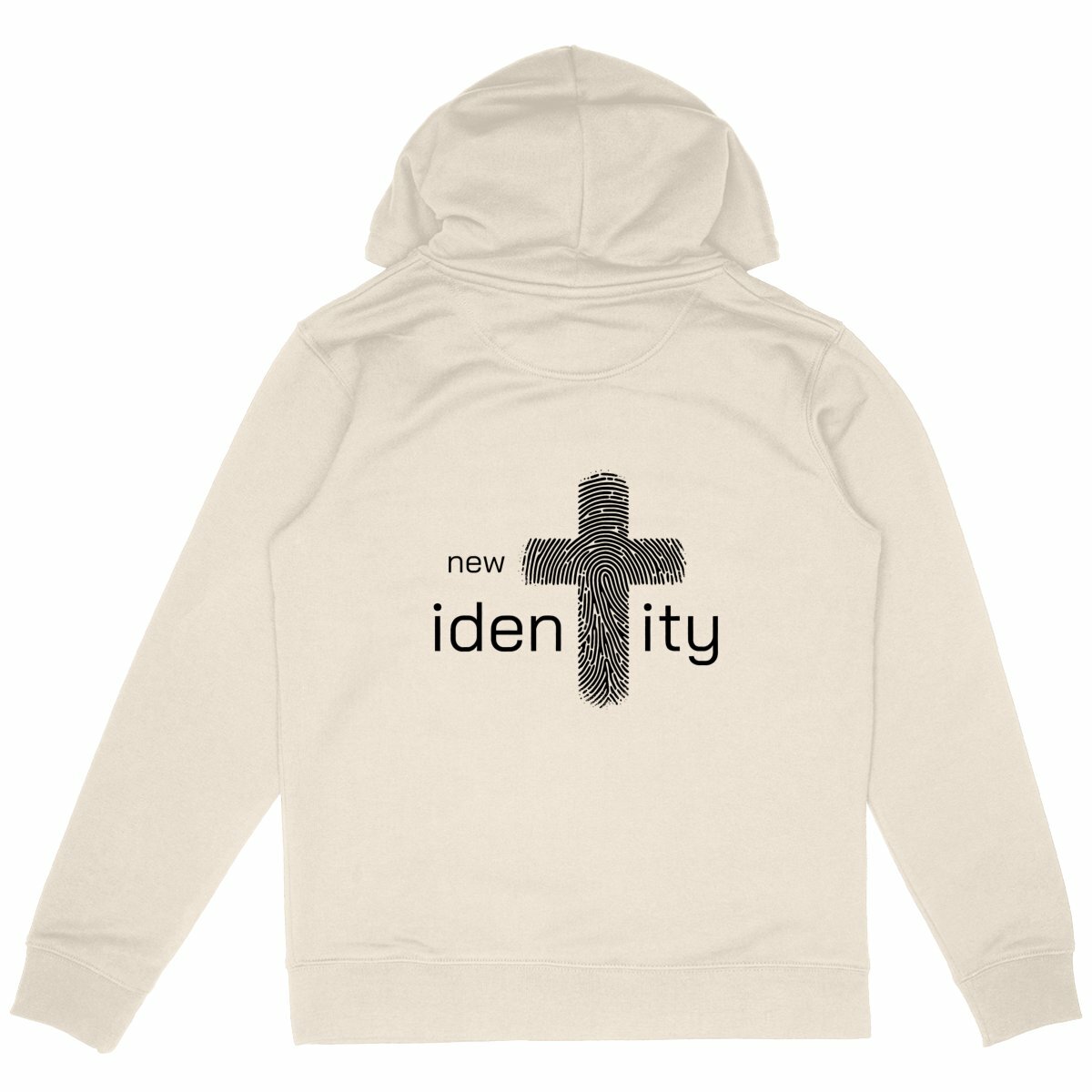 Image back Unisex hoodie Premium+ New Identity