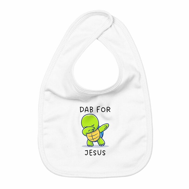 Image back Bib Premium+  Dab for Jesus 