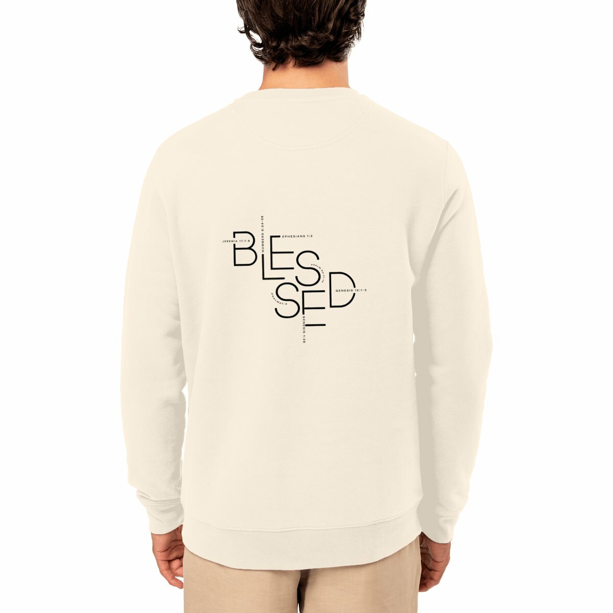 Image front Unisex sweat-shirt - Premium Plus BLESSED