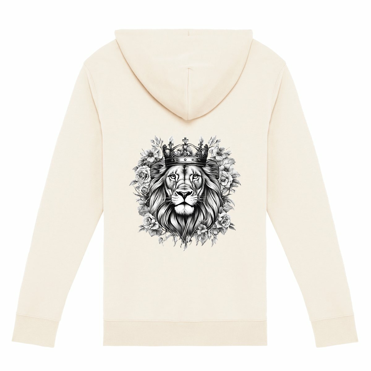 Image back Unisex Zip Hoodie strong Lion