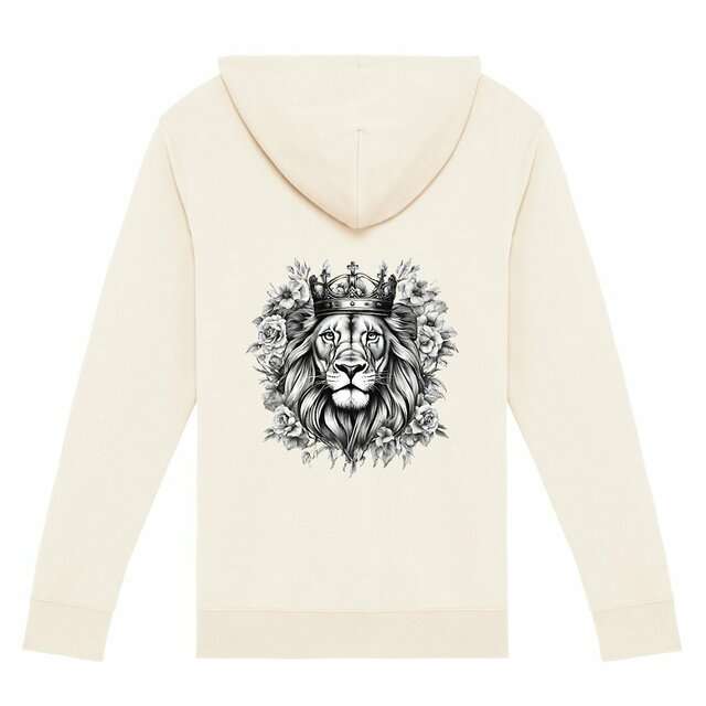 Image back Unisex Zip Hoodie strong Lion