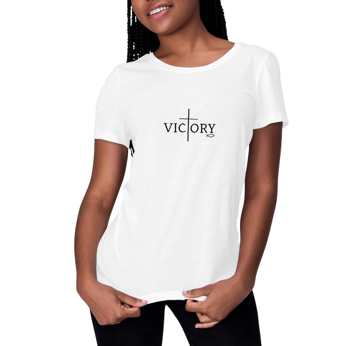 Image front Women's t-shirt Premium+ Victory front only