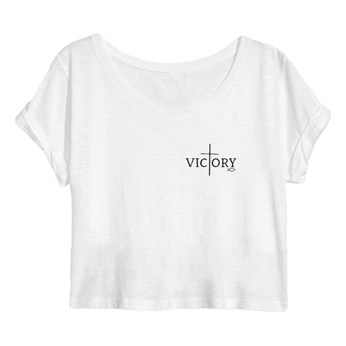 Image back Women's crop top Premium+ Victory