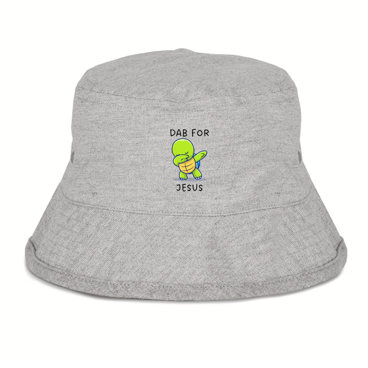 Image front 100% Recycled Bucket Hat Premium+  Dab for Jesus 