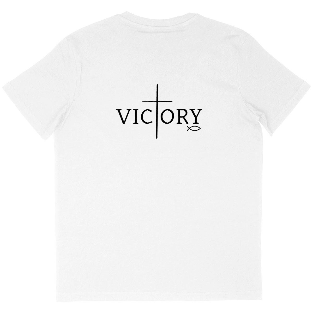 Image back Men's oversized t-shirt premium+ Victory back only