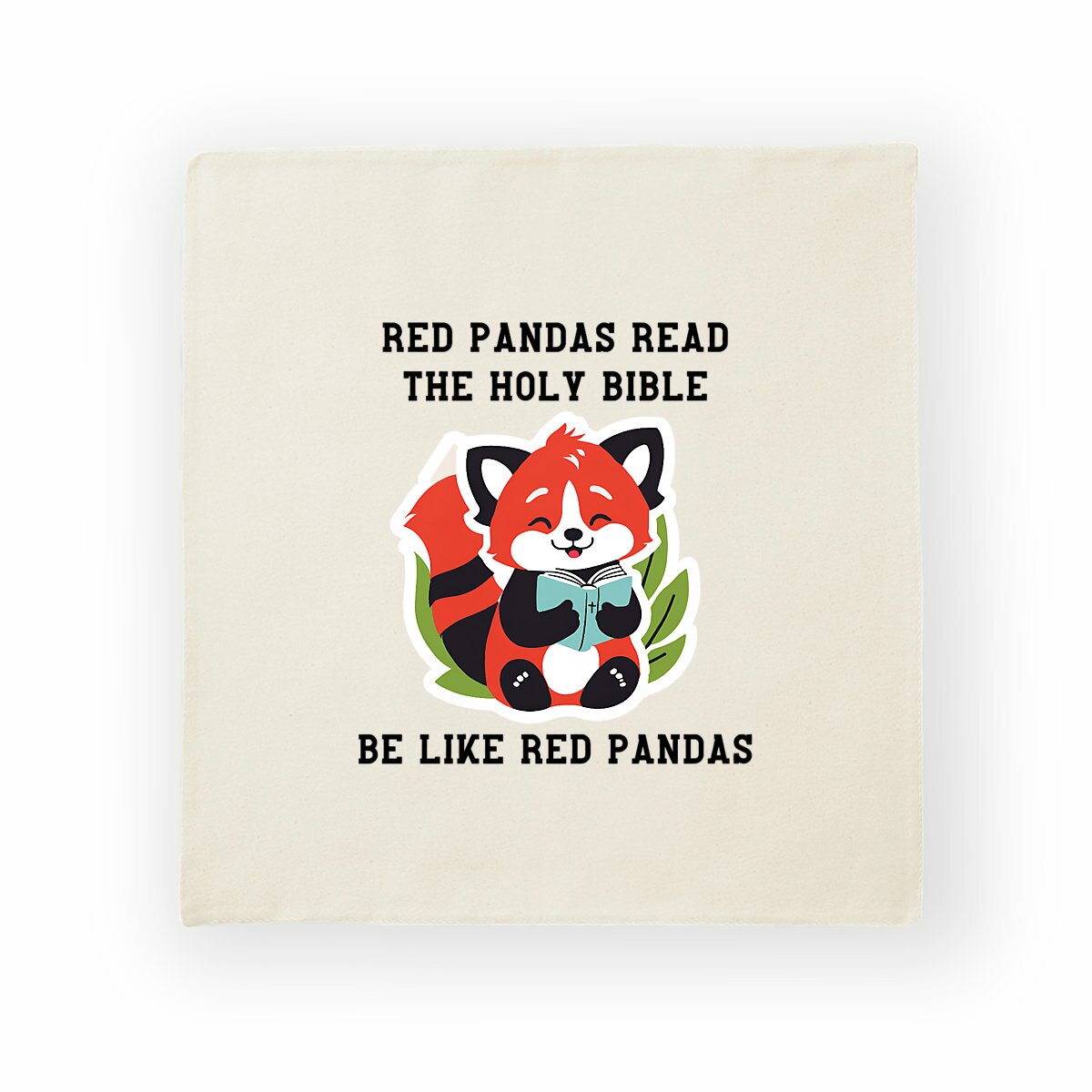 Image back Cushion Cover Premium+ Be like Red Pandas