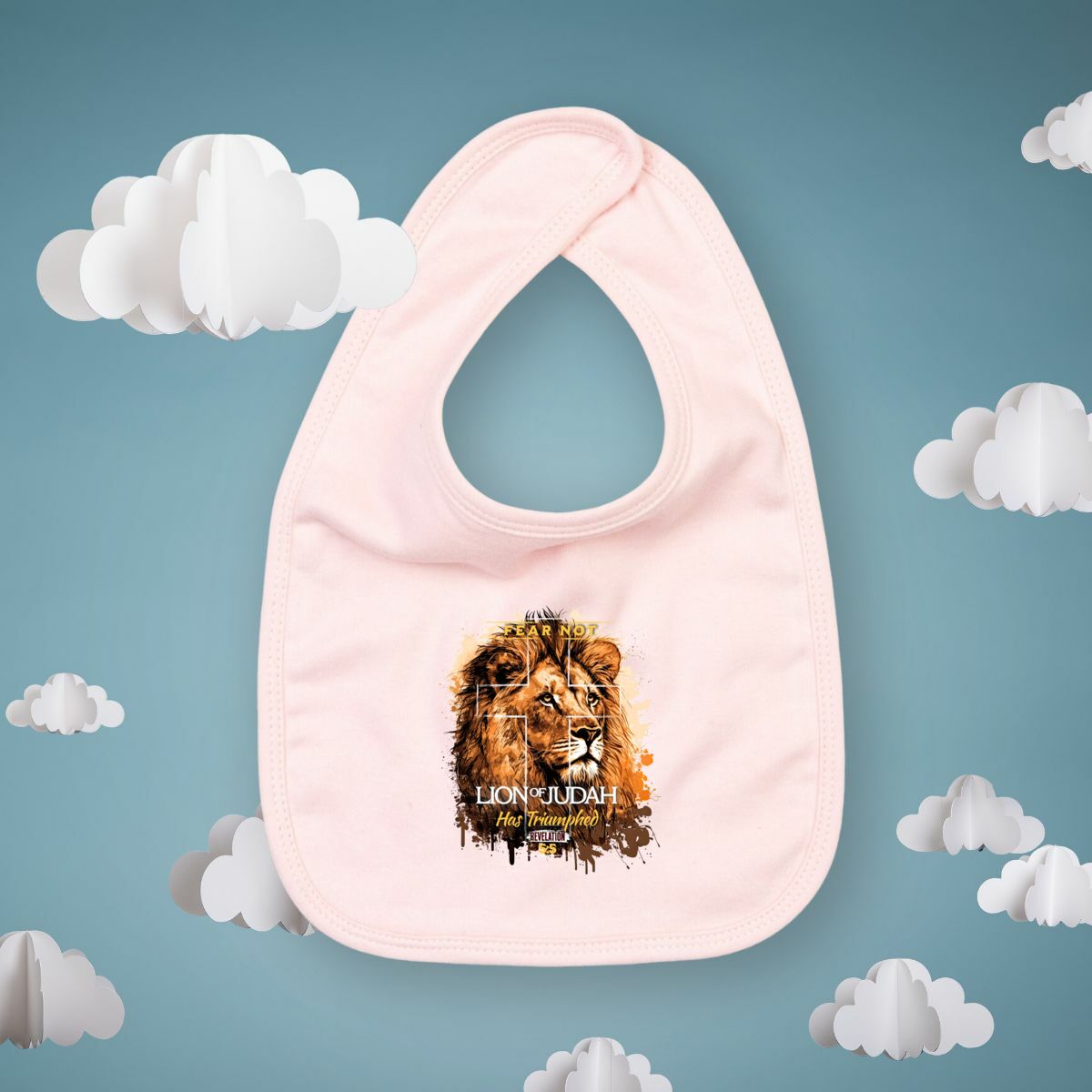 Image front Bib Premium+ fear not lion of Judas