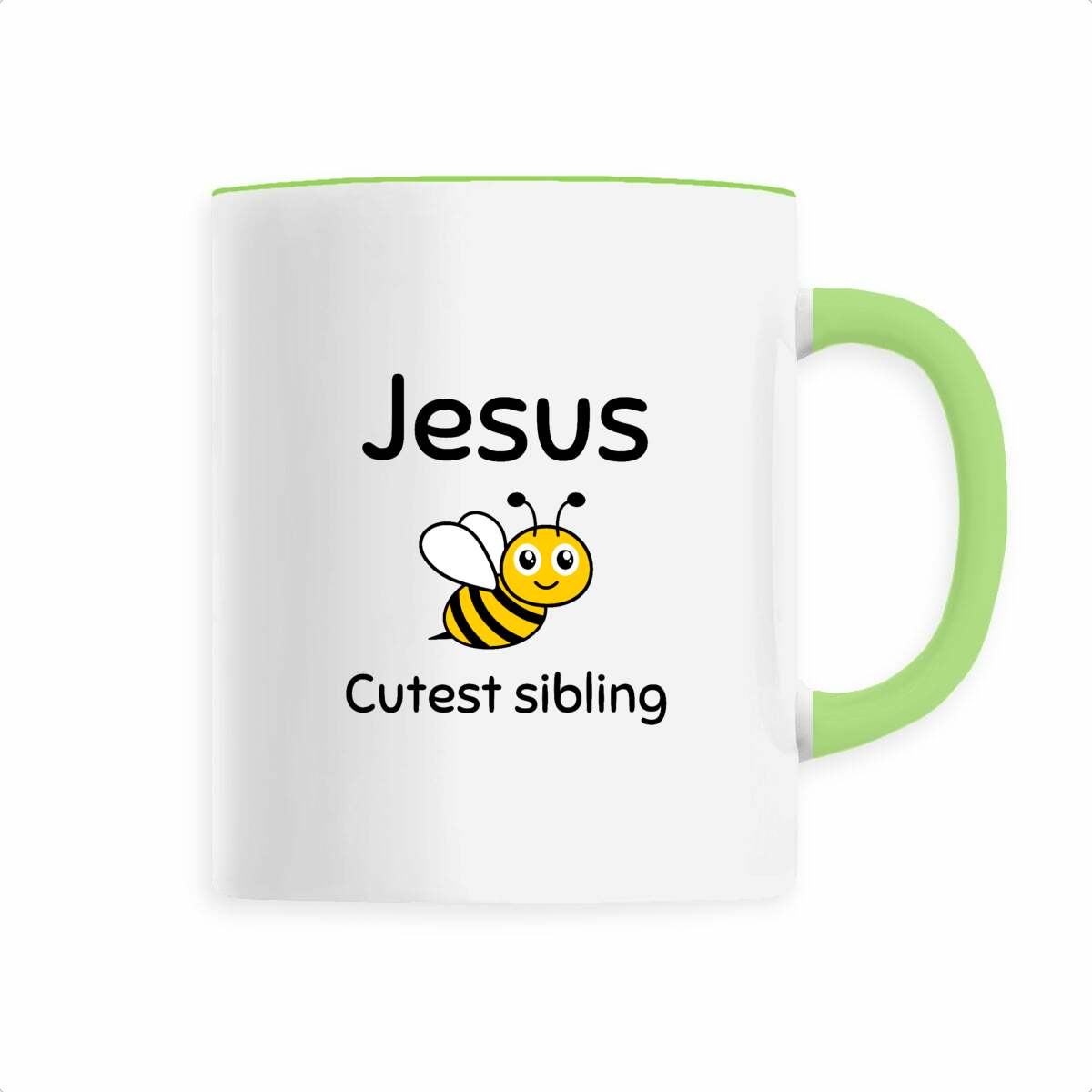 Image back Ceramic mug Premium Jesus's cutest Sibling 