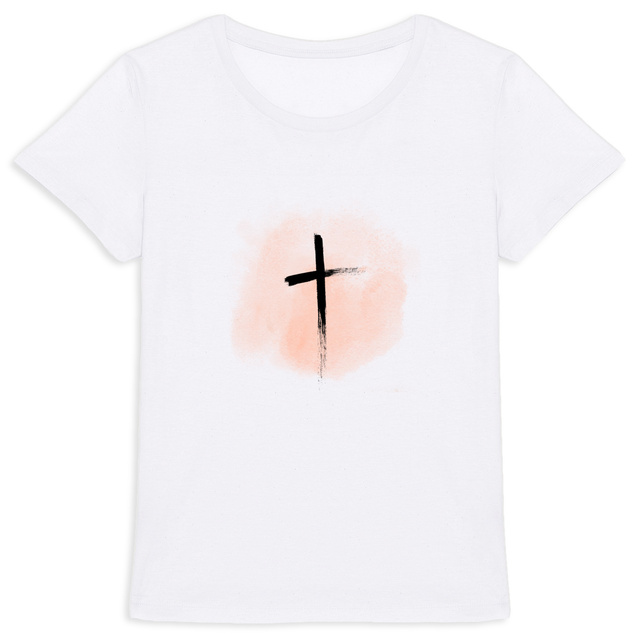 Image back Women's t-shirt "croce"