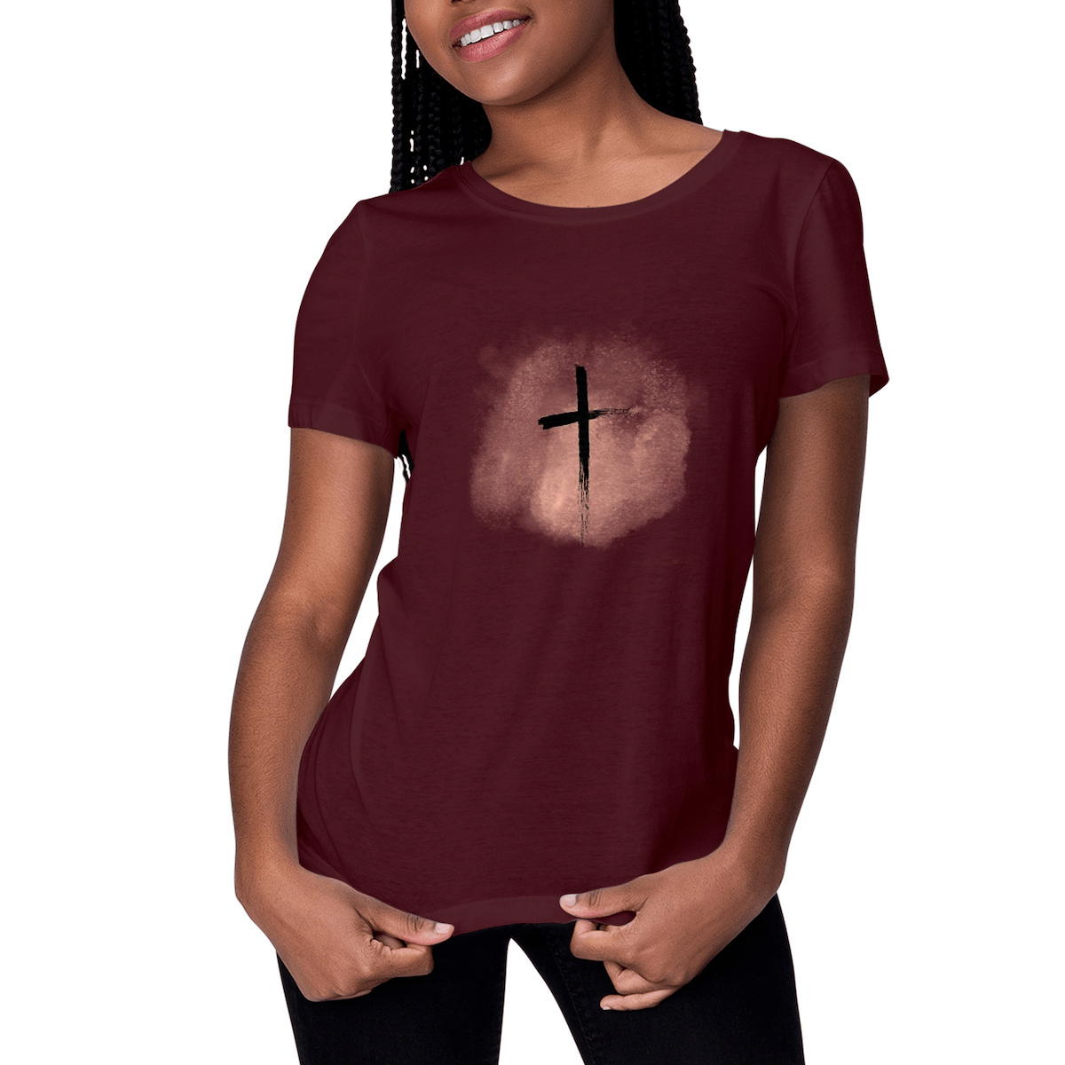 Image front Women's t-shirt "croce"