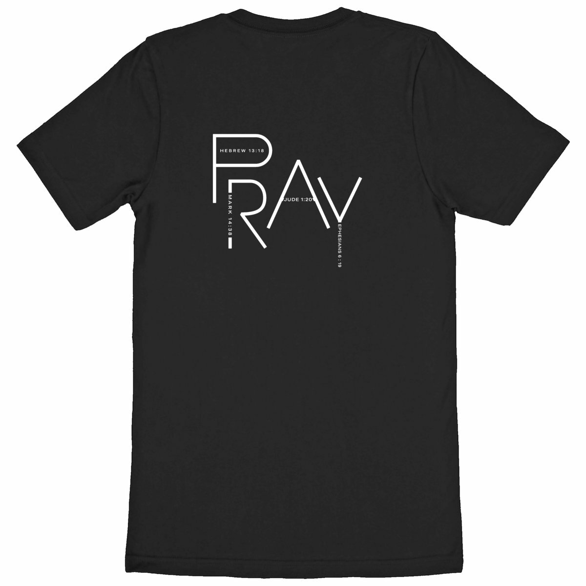 Image back Heavyweight Unisex t-shirt - Premium Plus PRAY