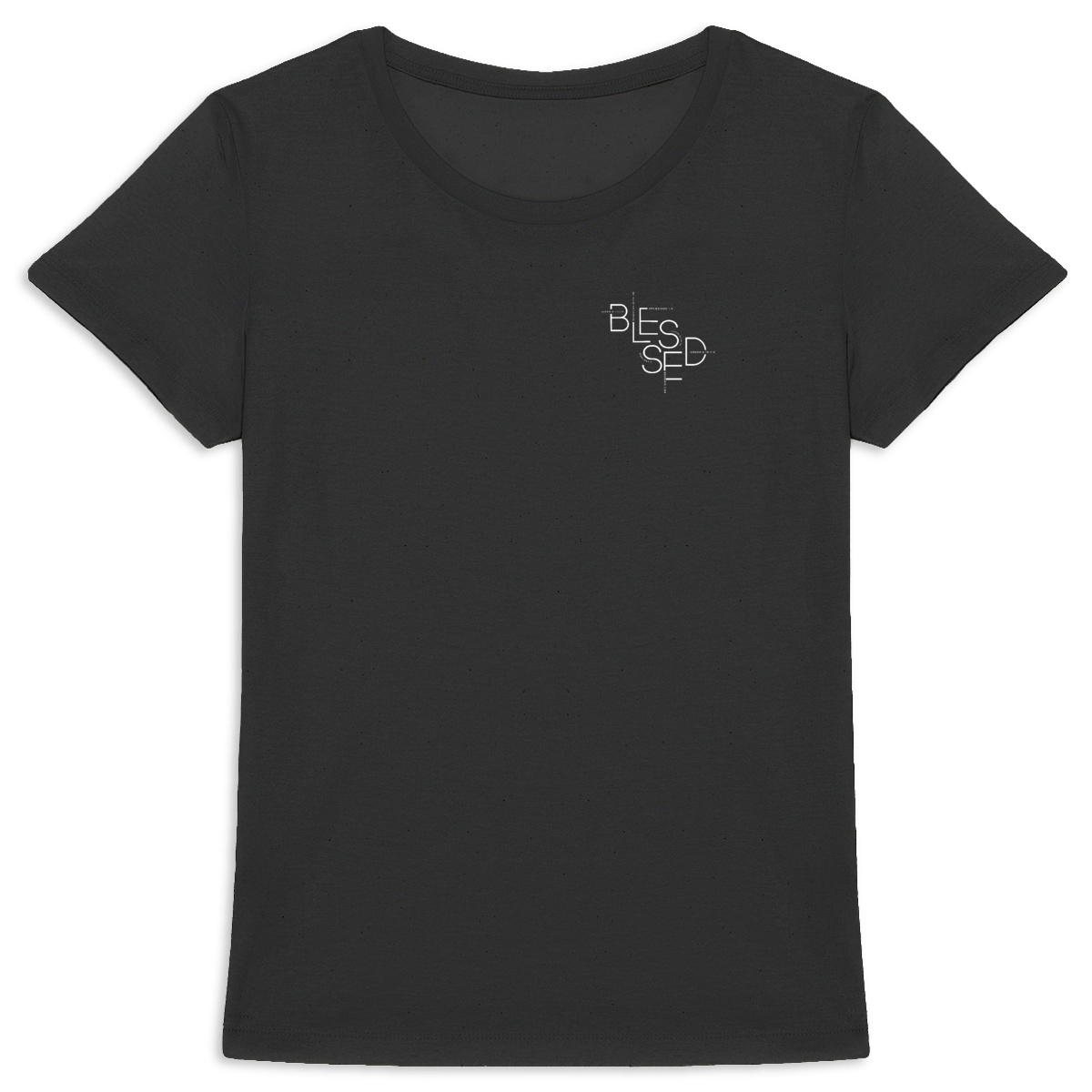 Image back Women's t-shirt - Premium Plus BLESSED