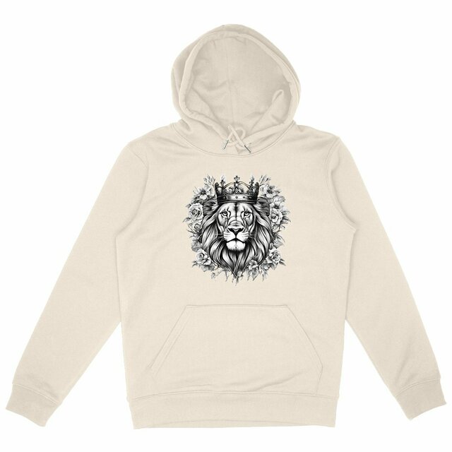 Image back Unisex Heavyweight Hoodie "Strong Lion"