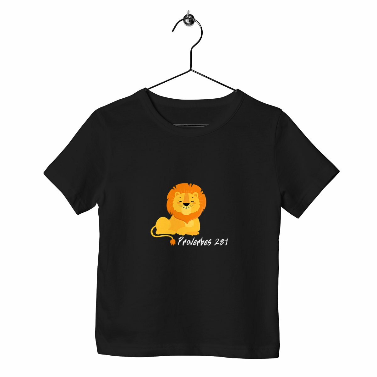 Image back Kids t-shirt  Premium+ Proverbes 28:1