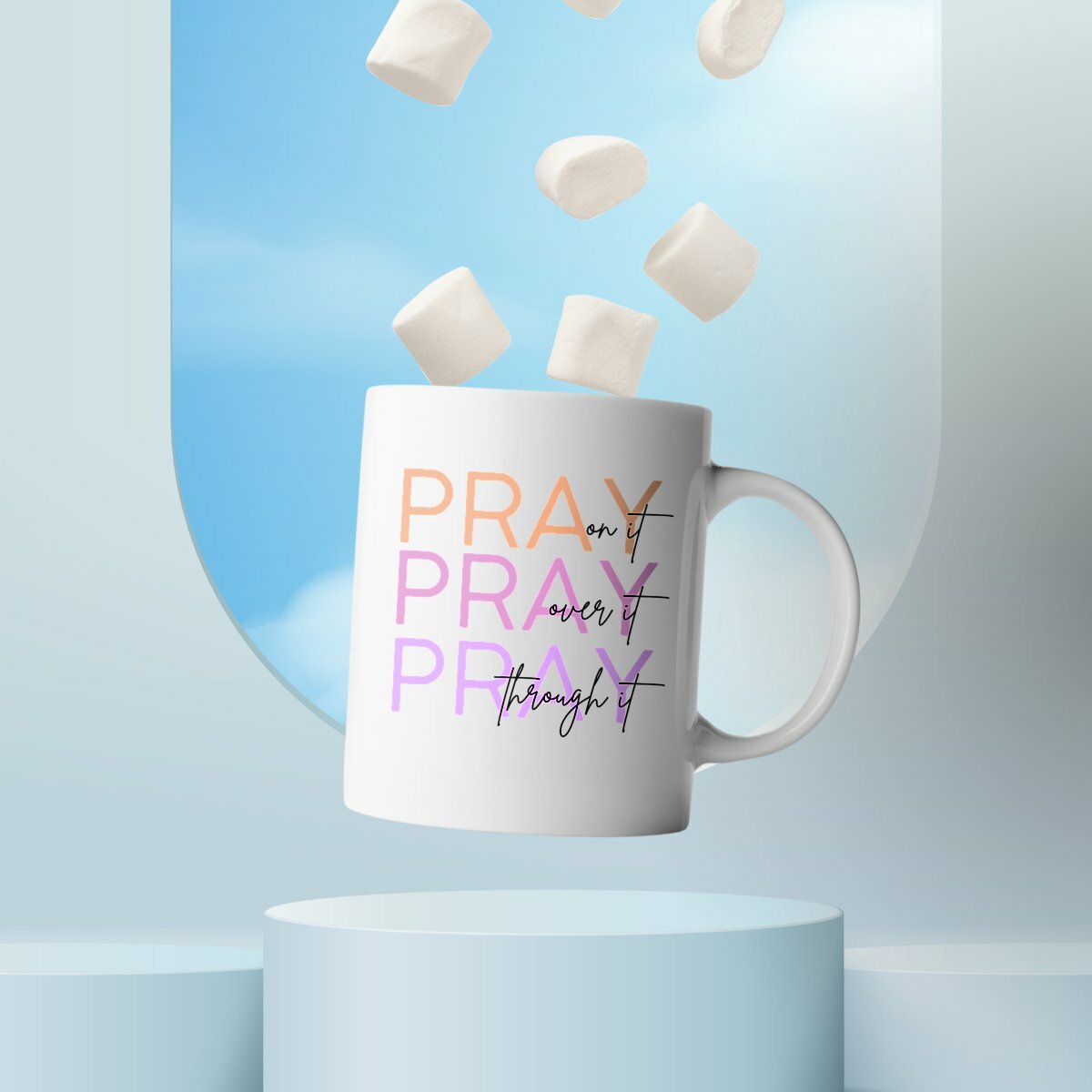 Image front Ceramic mug - Premium Pray 3x