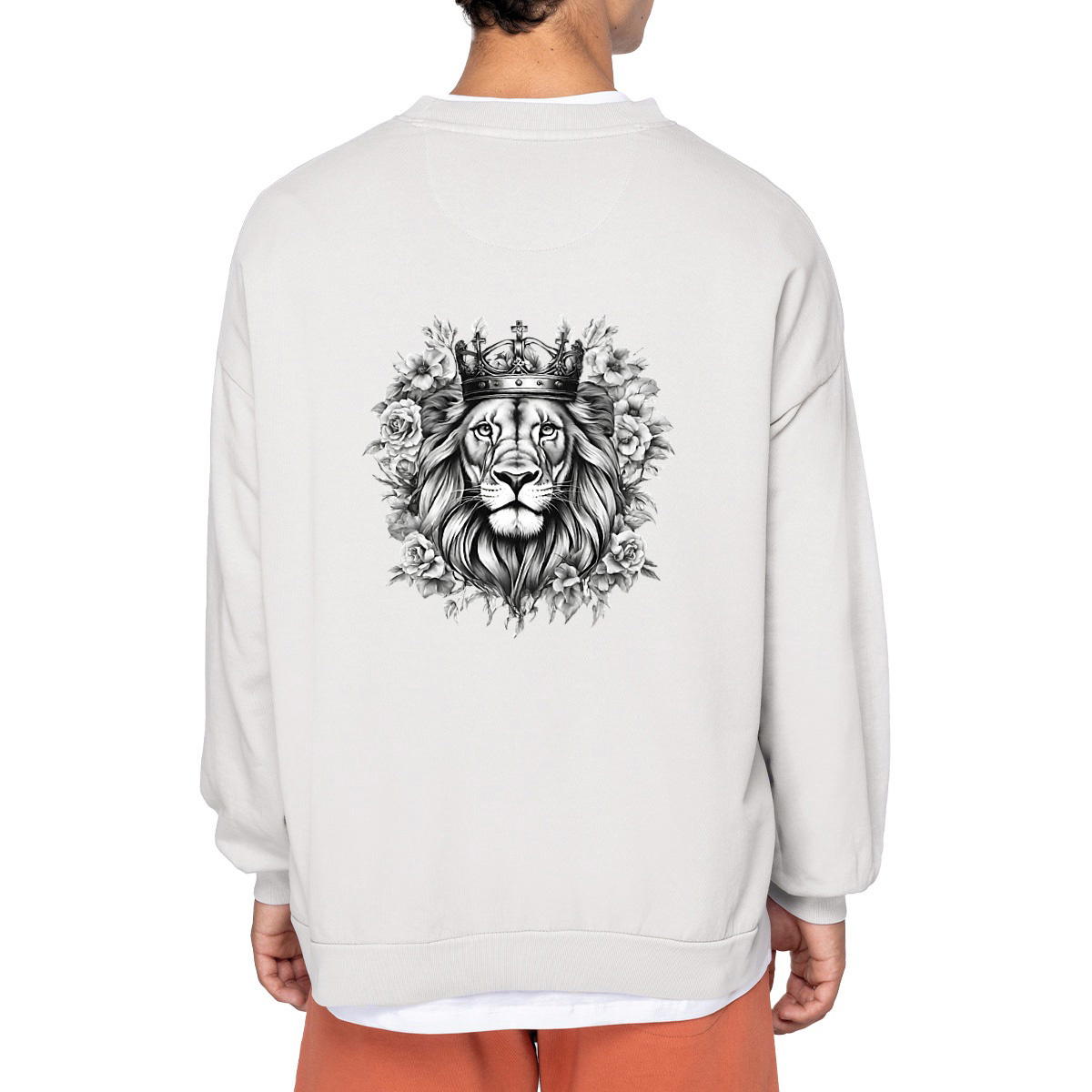 Image front Unisex sweat-shirt Made in Portugal "Strong Lion"