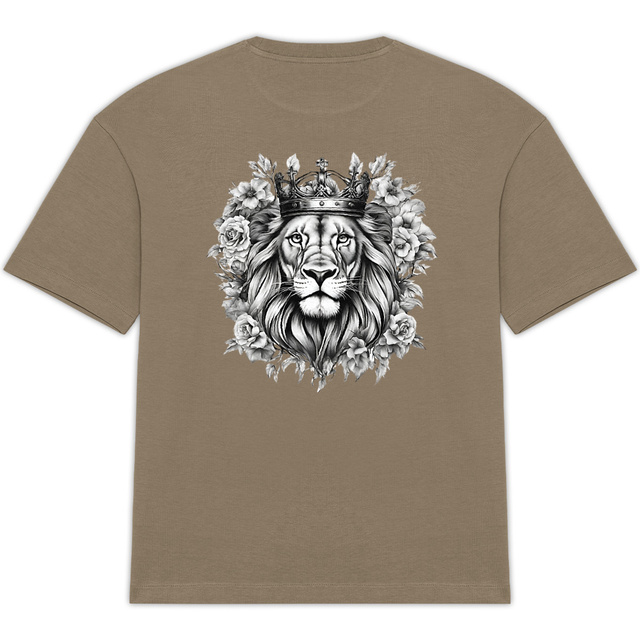 Image back Unisex oversized t-shirt "Strong Lion"