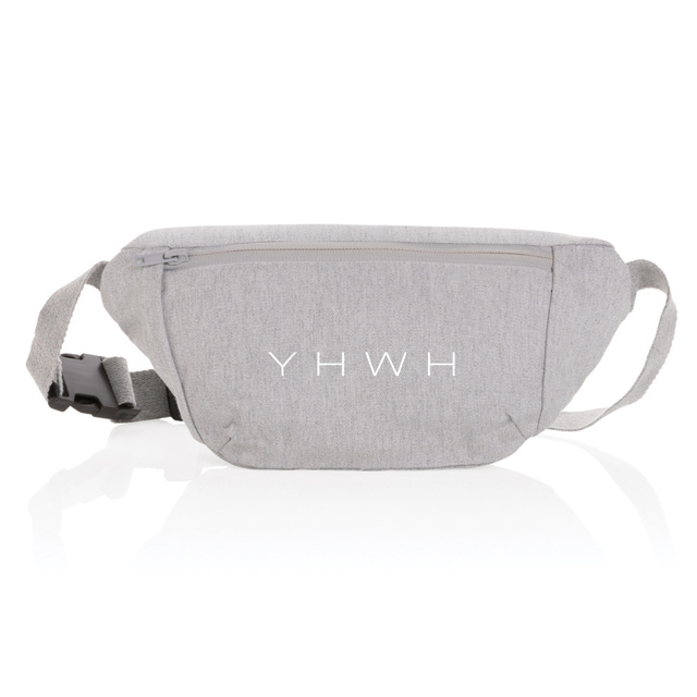 Image back canvas hip bag "YHWH"