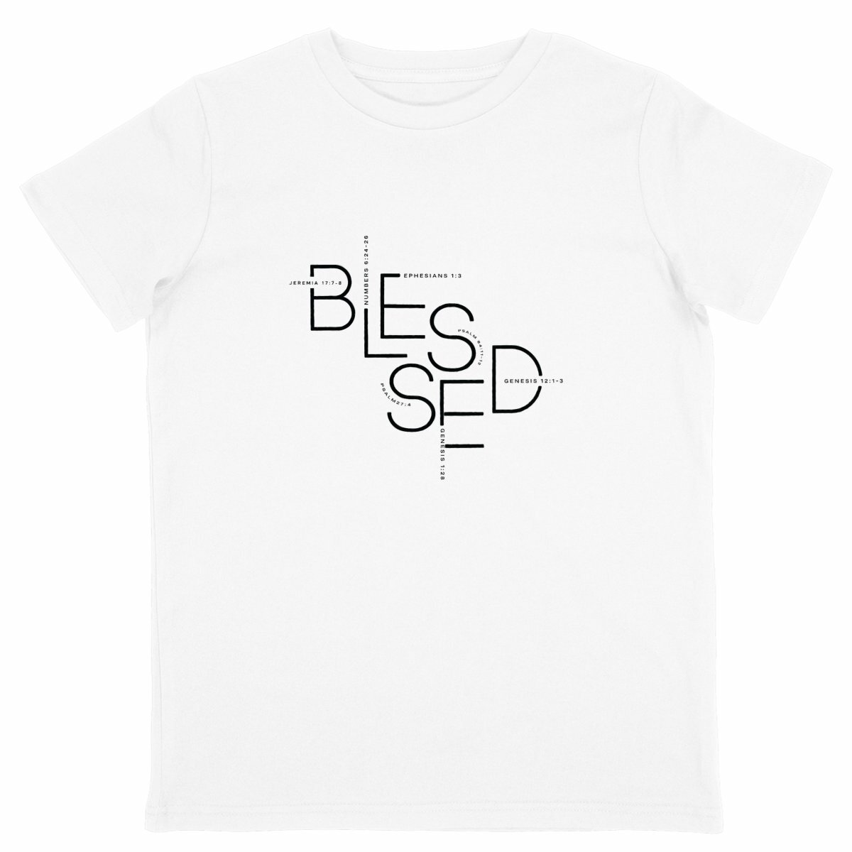 Image back Kids t-shirt - standard BLESSED