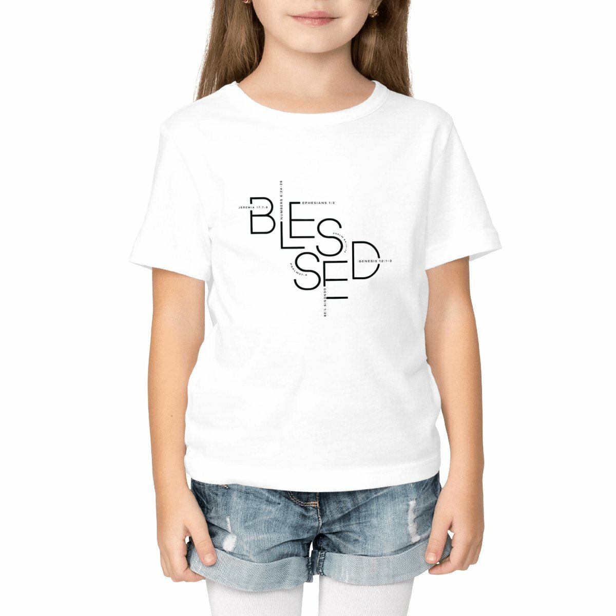 Image front Kids t-shirt - standard BLESSED