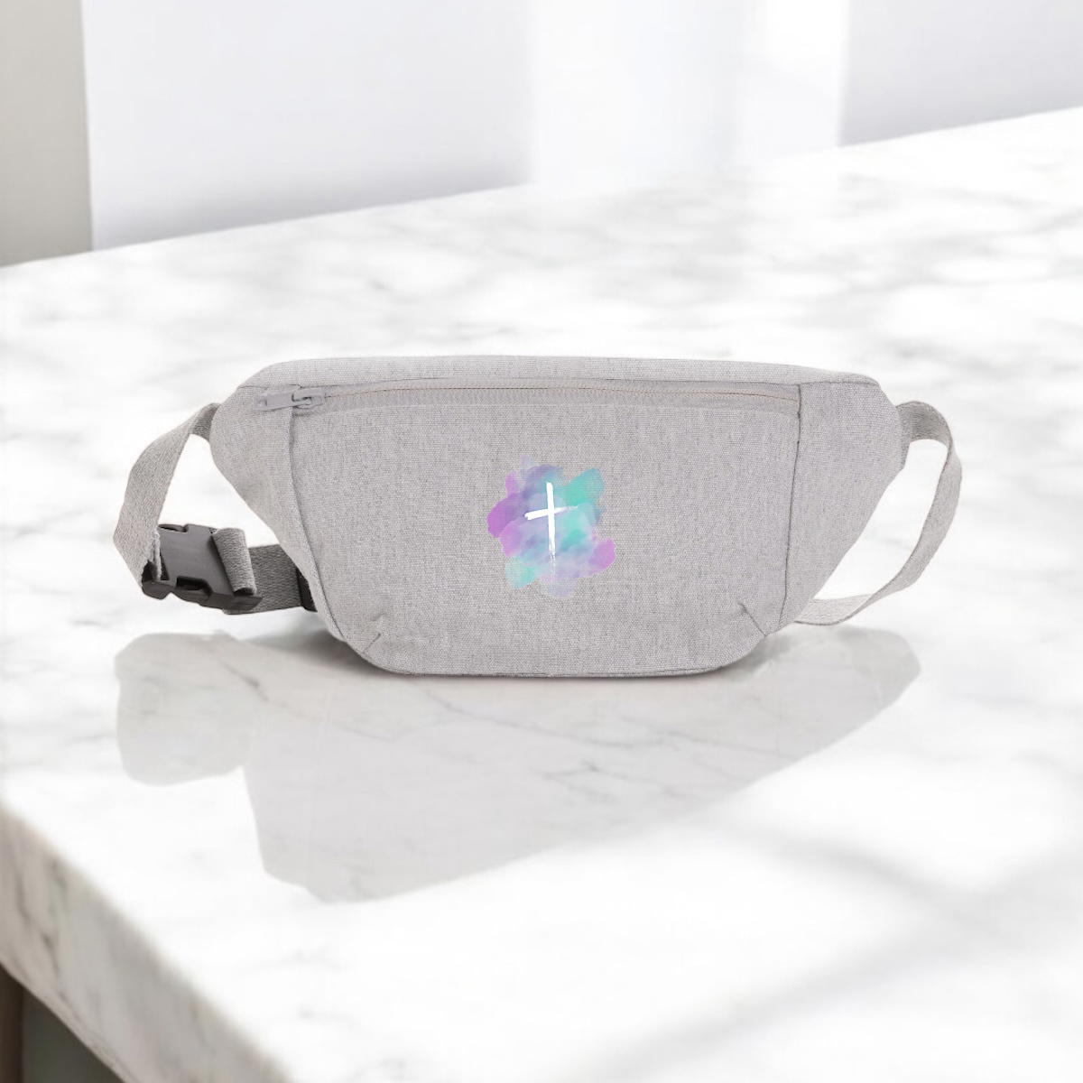 Image front canvas hip bag "ink stain"