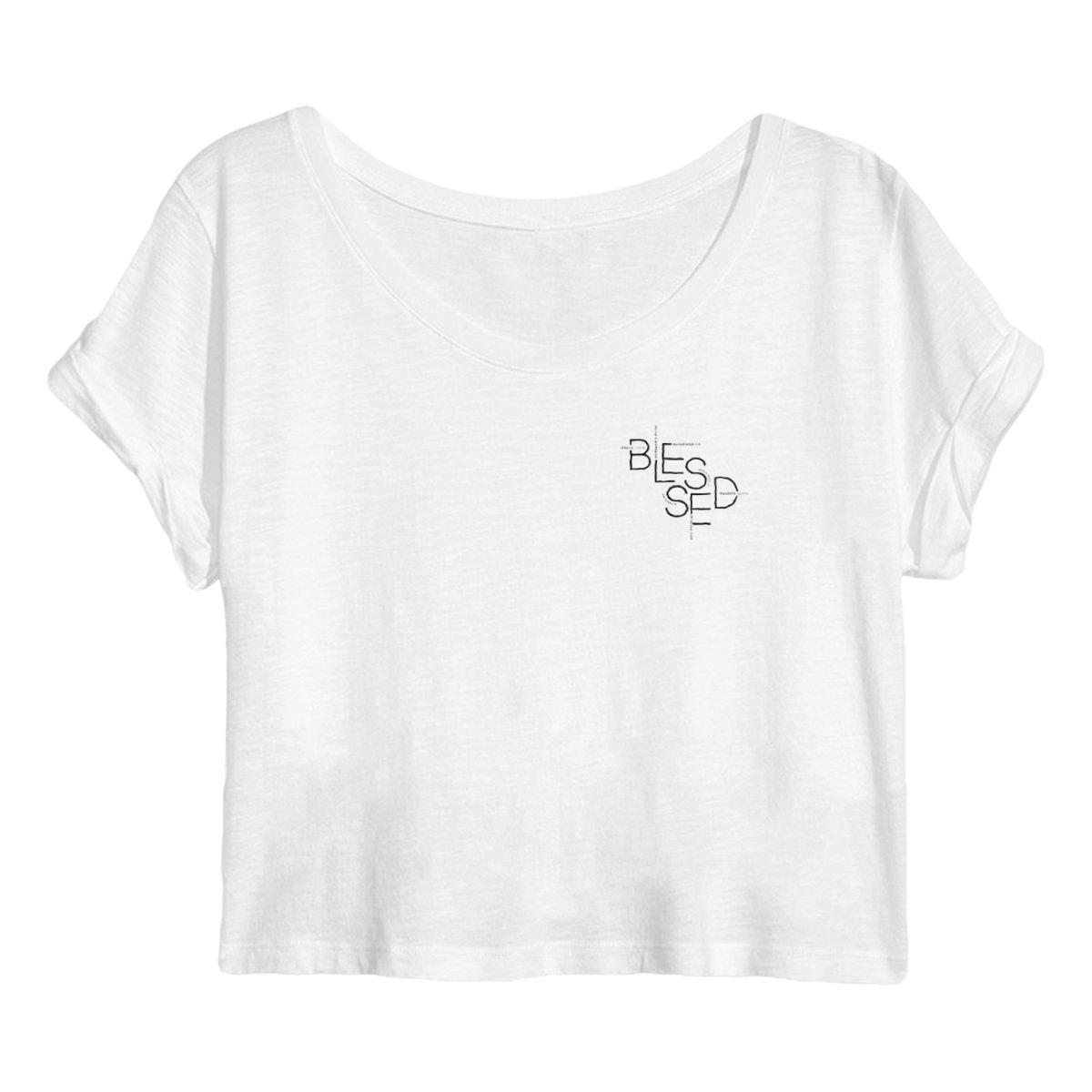 Image back Women's crop top - Premium Plus BLESSED