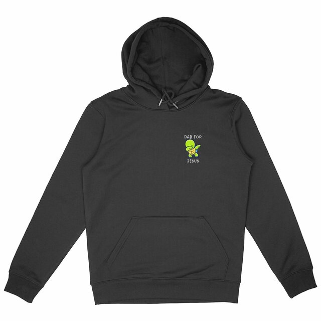 Image back Unisex hoodie Premium+ Dab for Jesus both sides
