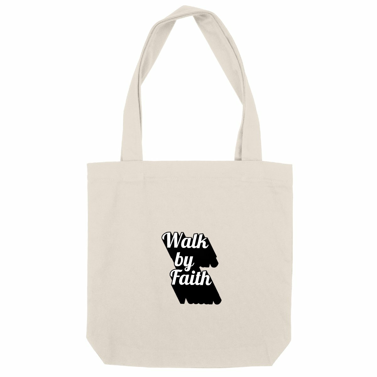 Image back Heavy Totebag Premium+ Walk by Faith