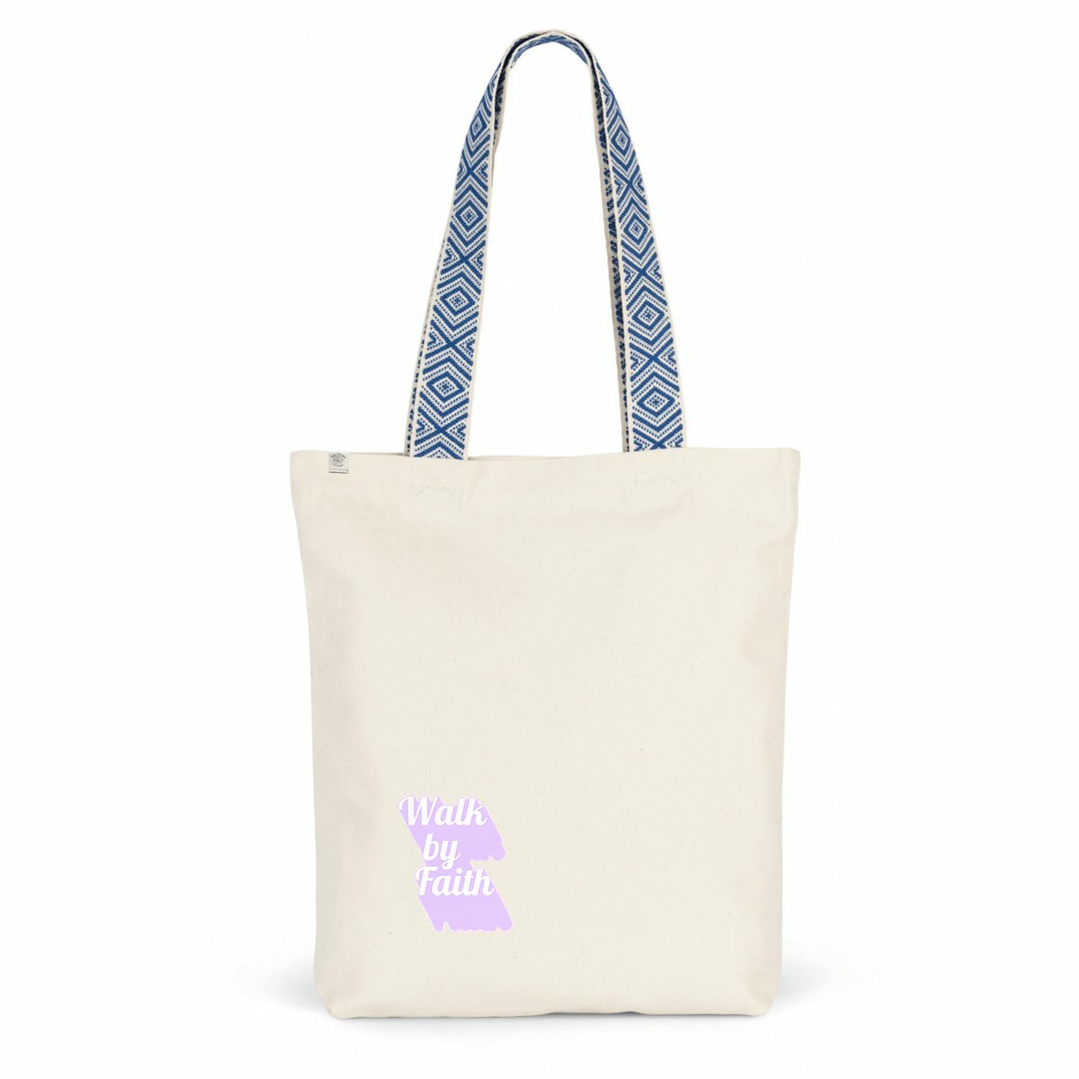 Image back Ethnic totebag Premium+ Walk by Faith