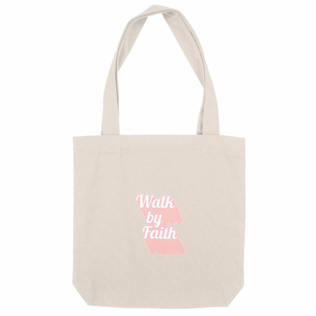 Image back Heavy Totebag Premium+ Walk by Faith