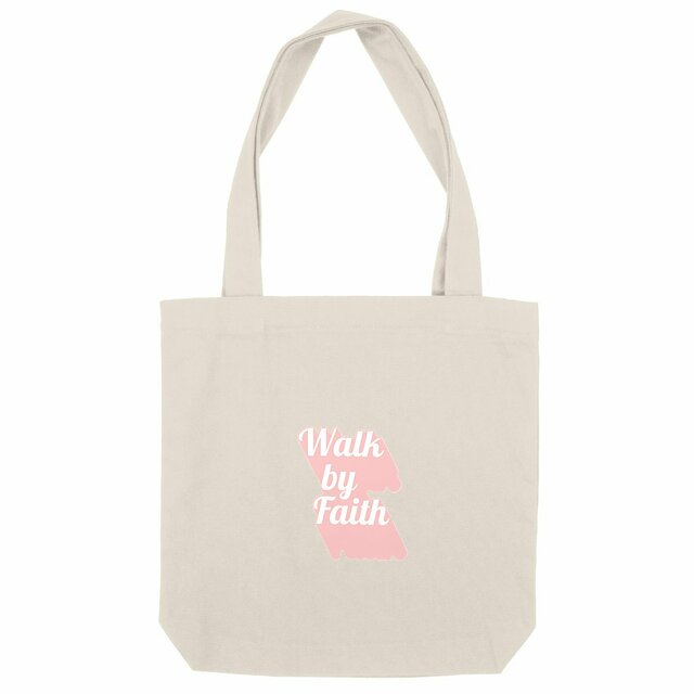 Image back Heavy Totebag Premium+ Walk by Faith