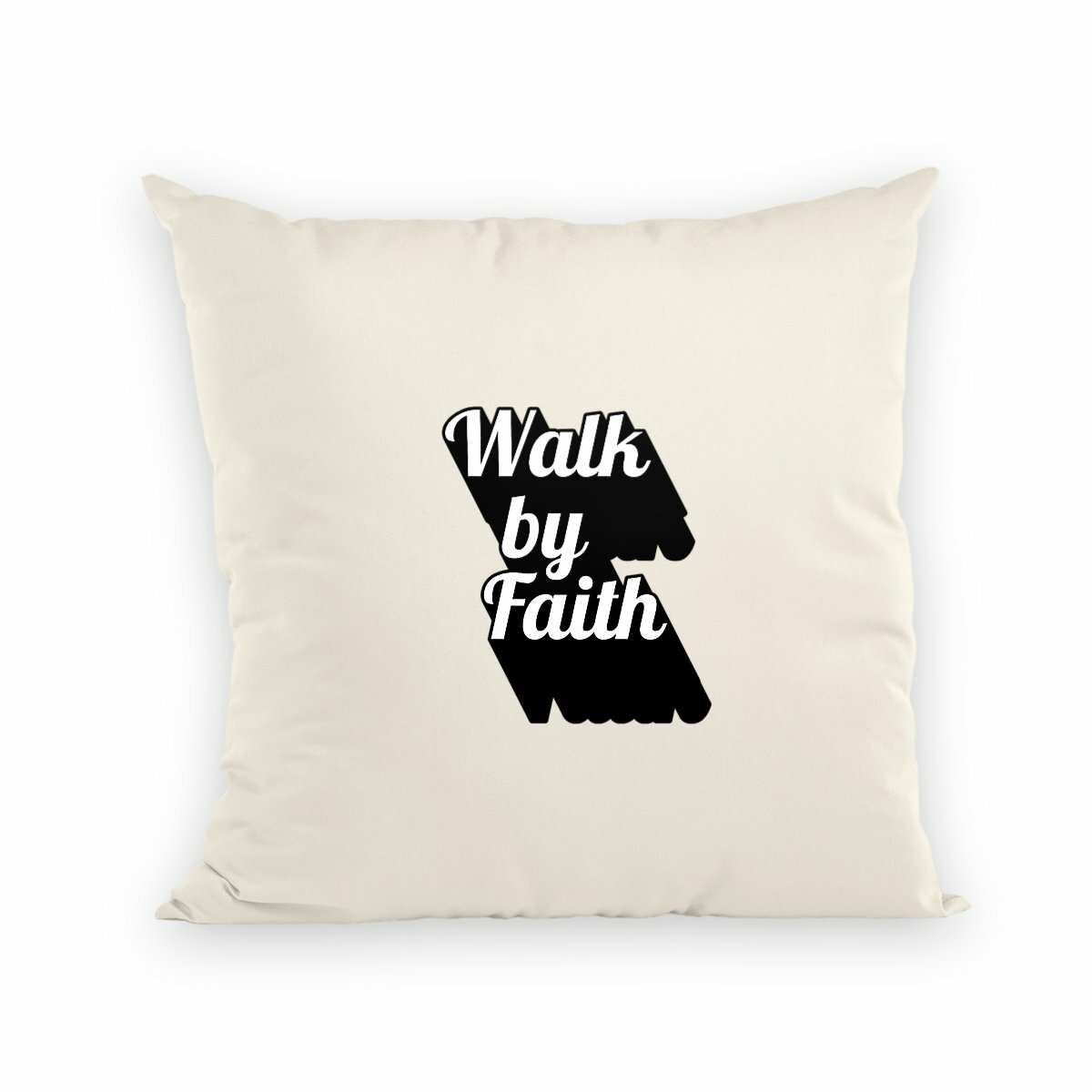 Image back Cushion Premium+ Walk by Faith