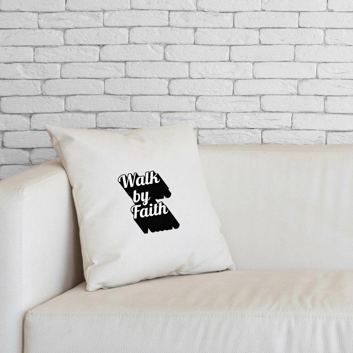 Image front Cushion Premium+ Walk by Faith