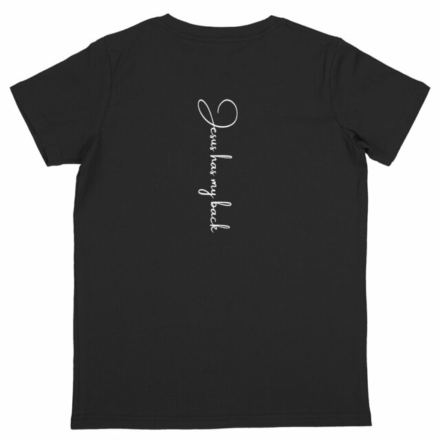 Image back Kids t-shirt - standard Jesus has my back