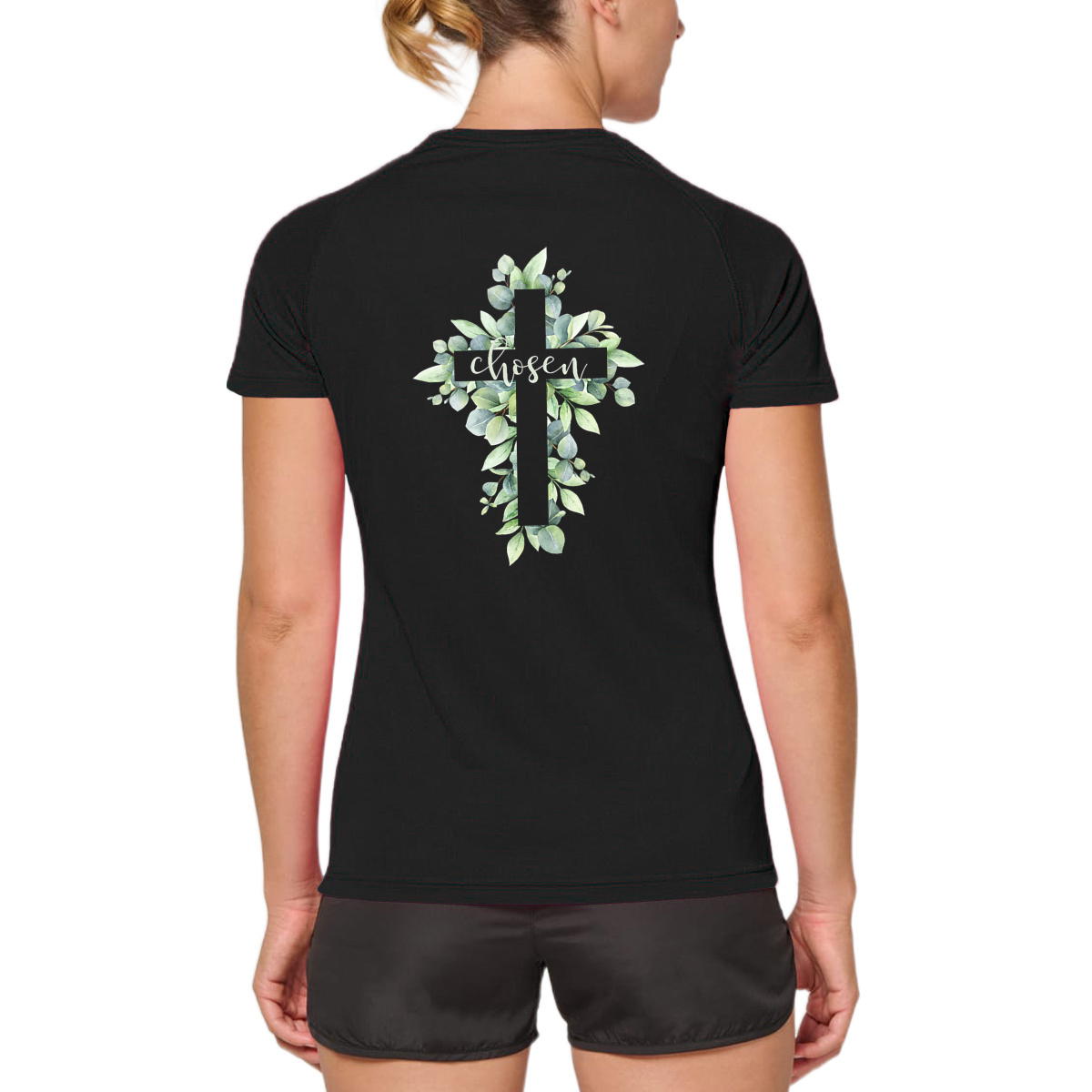Image front Women's recycled sports T-shirt chosen