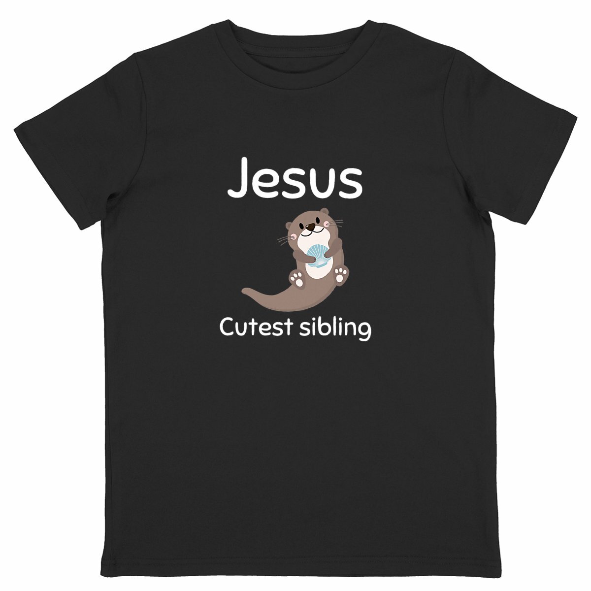 Image back Kids t-shirt Standard  Jesus's cutest Sibling 