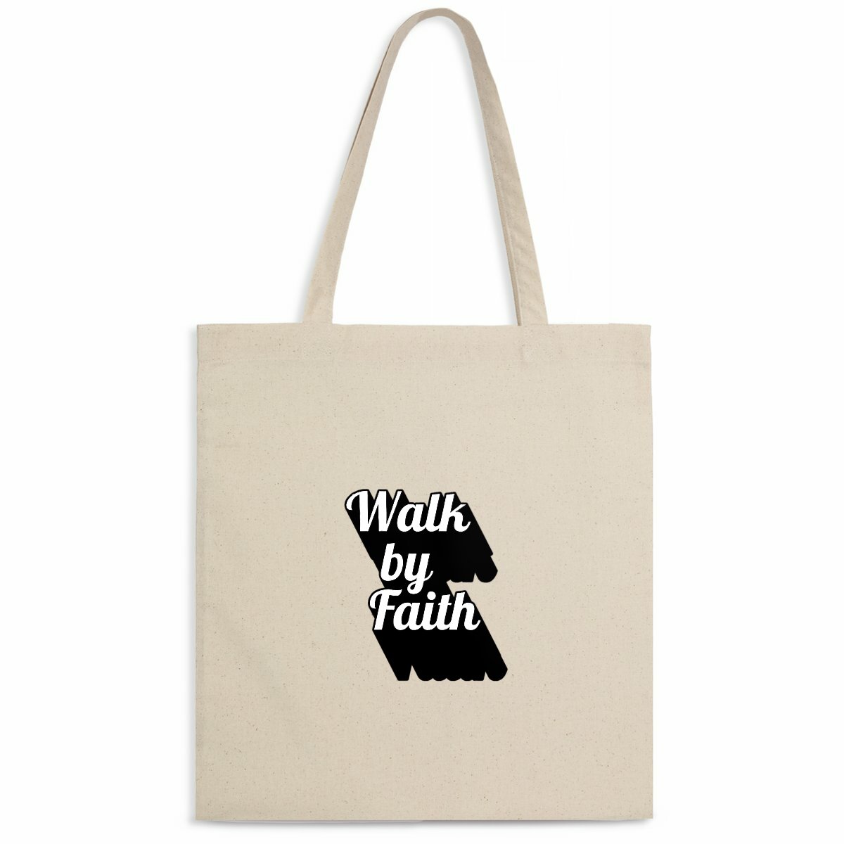 Image front Light Totebag Premium Walk by Faith