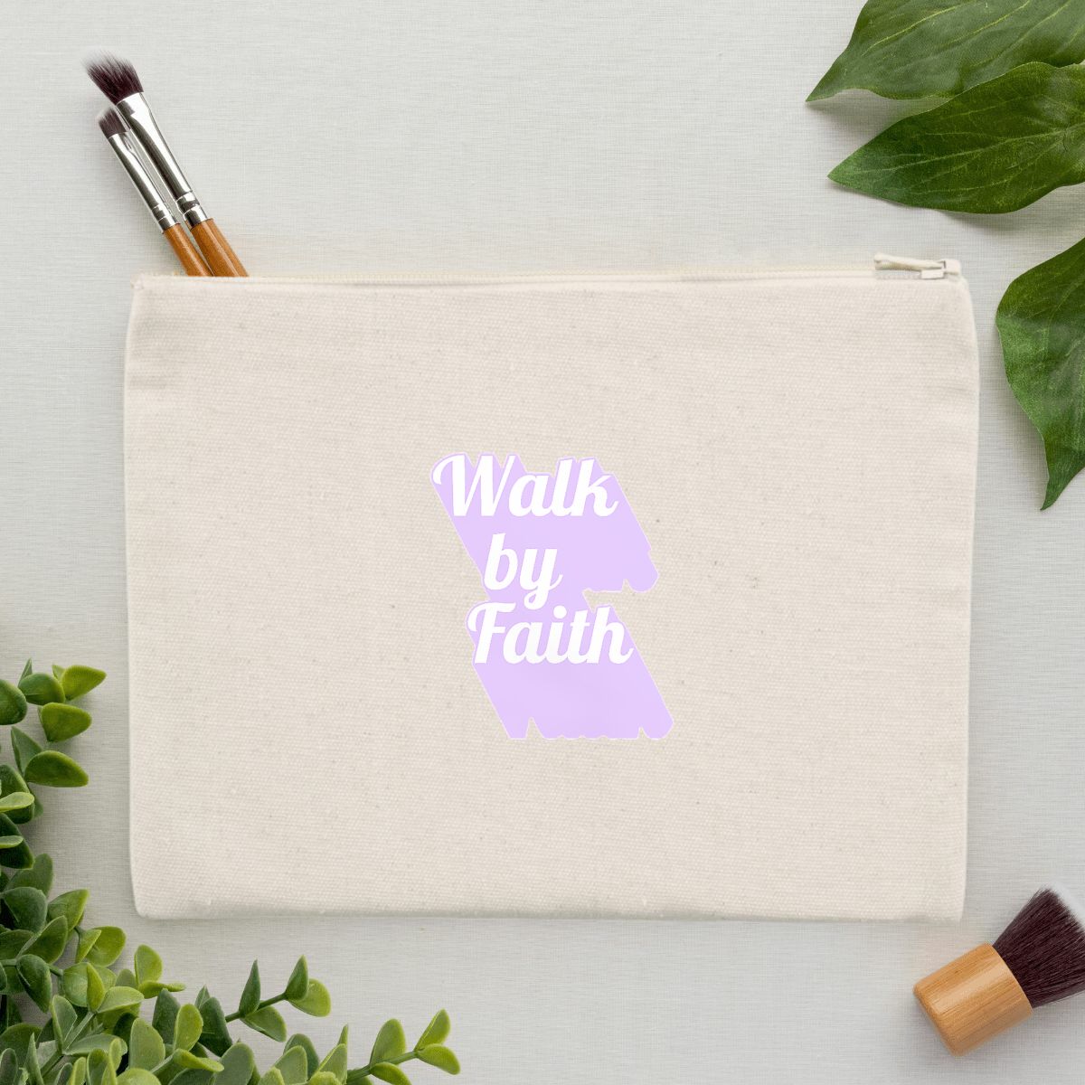 Image front Pencil case Premium+ Walk by Faith