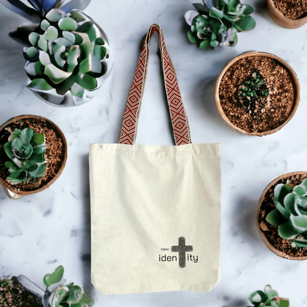 Image front Ethnic totebag Premium+ New Identity