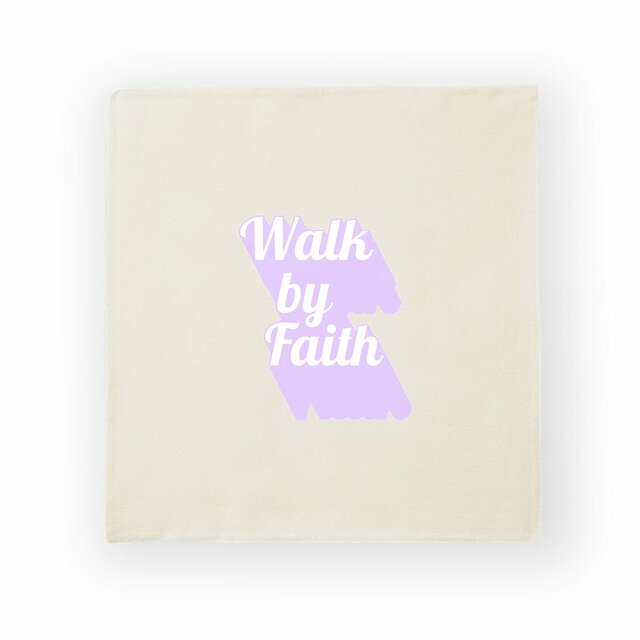 Image back Cushion Premium+ Walk by Faith