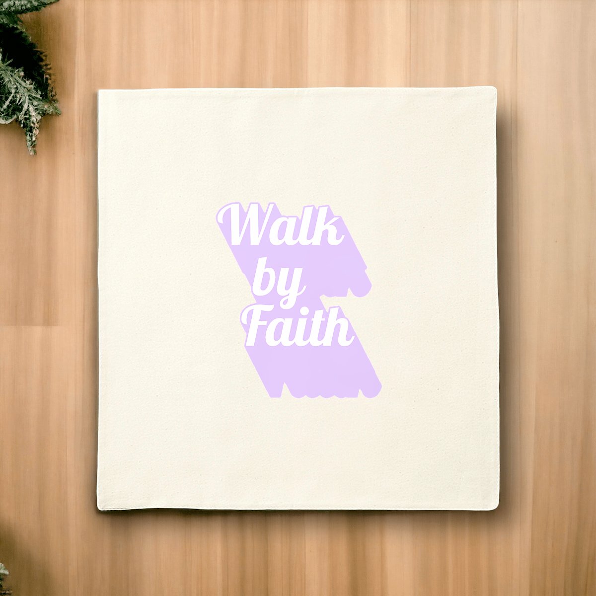 Image front Cushion Premium+ Walk by Faith