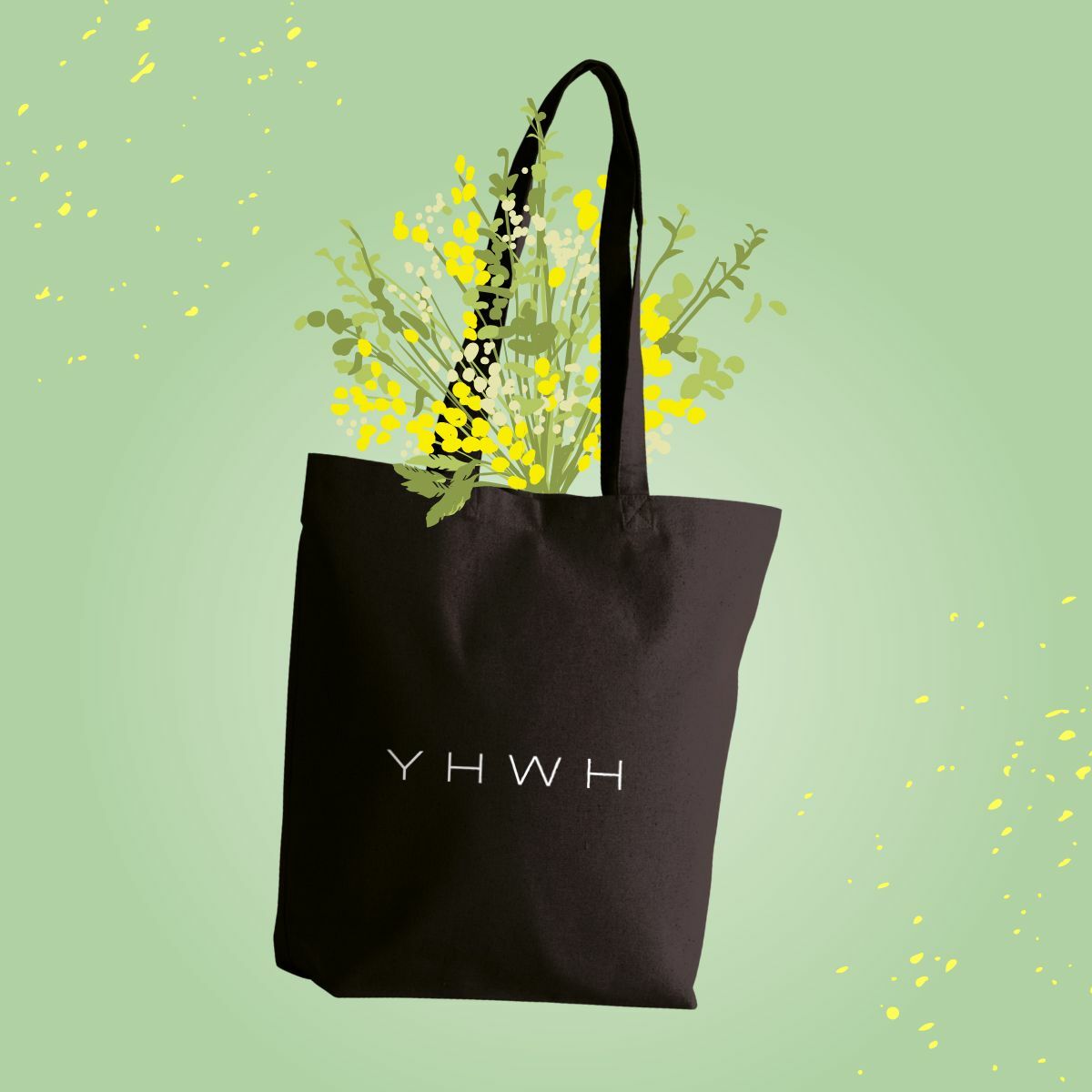 Image front Heavy totebag - Premium Plus YHWH