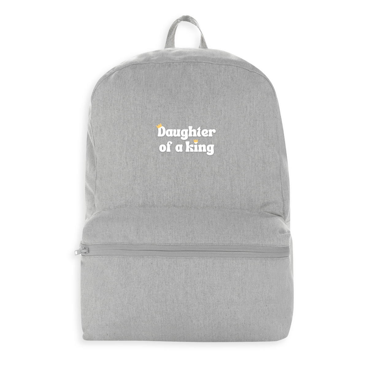 Image front 100% recycled backpack Premium+ Dauther of a King