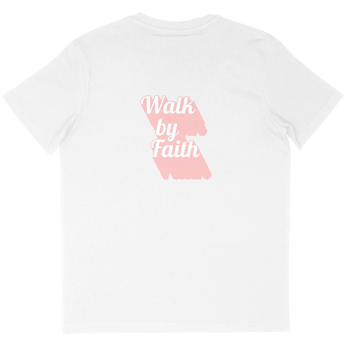Image back Men's oversized t-shirt Premium+ Walk by Faith